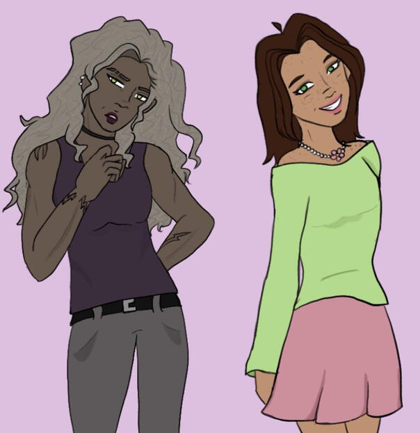 Human Briar & Berry! (by me)
